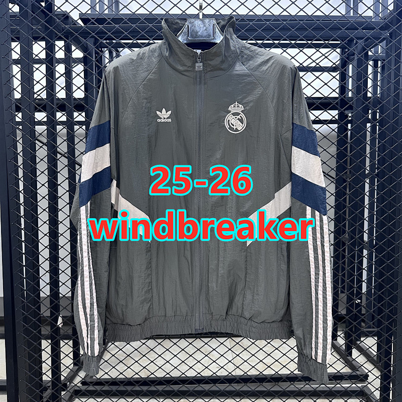 25-26 Real Madrid Windbreaker S-2XL