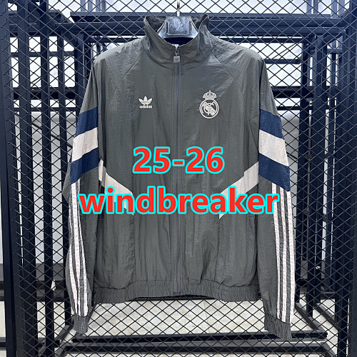 25-26 Real Madrid Windbreaker S-2XL