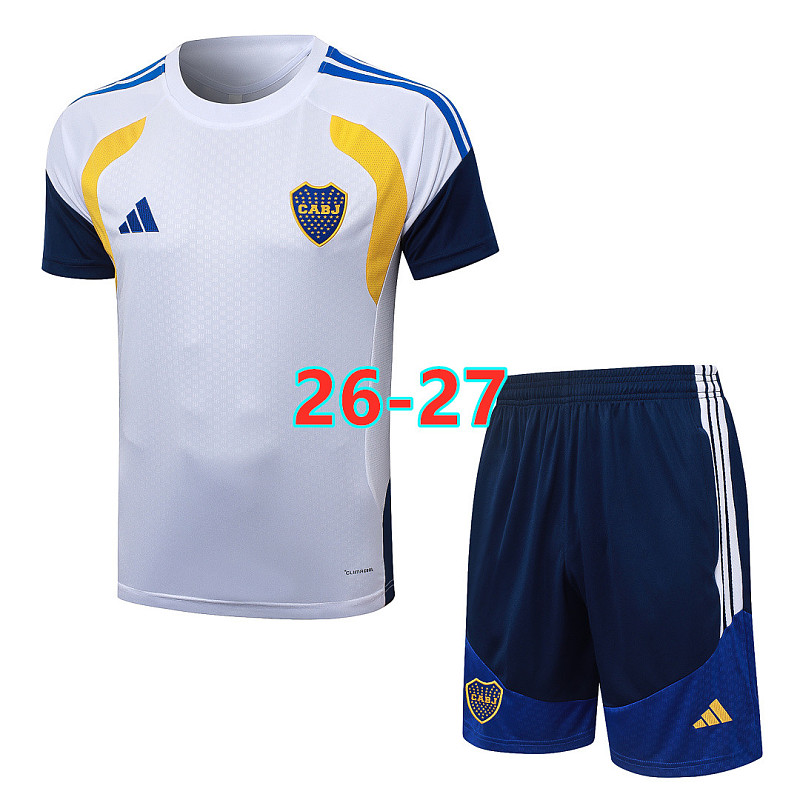 26-27 Boca Juniors Short Sleeve Tracksuit S-2XL