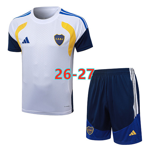 26-27 Boca Juniors Short Sleeve Tracksuit S-2XL