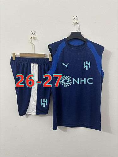 26-27 Al-Hilal Saudi Vest Tracksuit Kit S-3XL