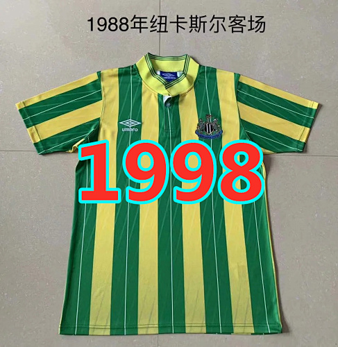 Newcastle United Retro TopThai Quality Away Jersey S-2XL