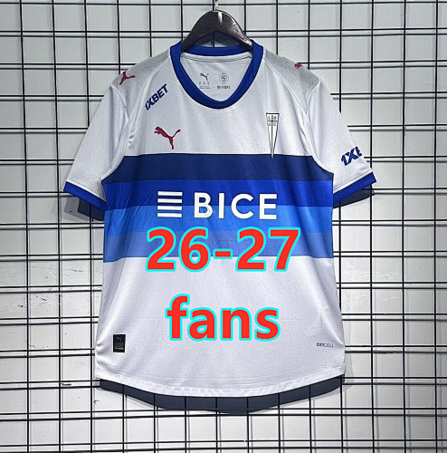 26-27 Universidad Catolica Home Fans Version Jersey S-4XL
