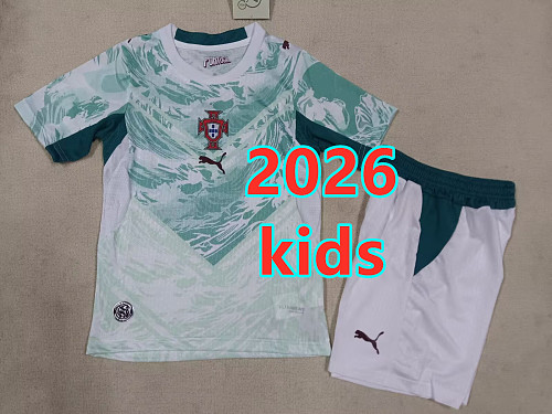 Portugal Away Player Kids 16 Teams Kit 16 -28 16