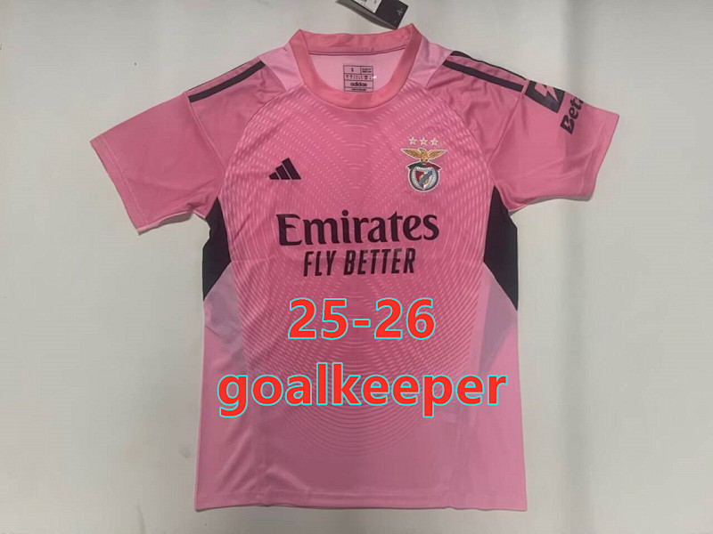 25-26 Benfica Goalkeeper Fans Version Jersey S-4XL