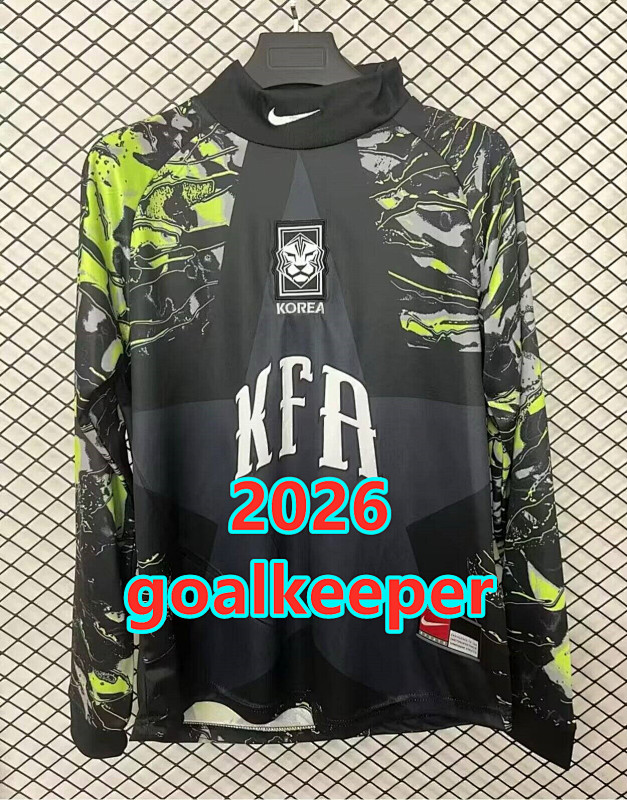 Korea Goalkeeper Fans Long Sleeve Jersey S-2XL