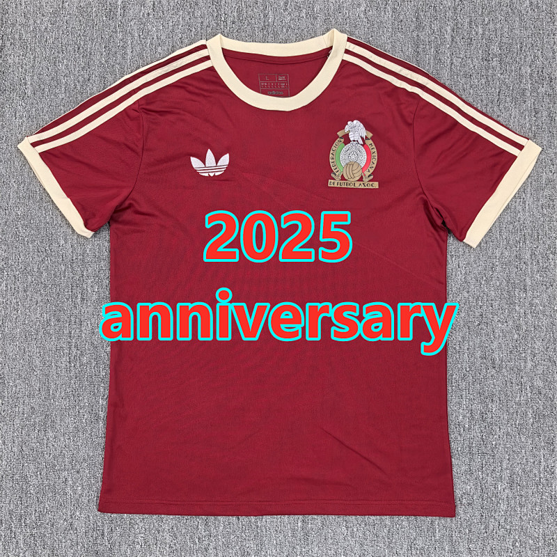 Mexico Anniversary Player Version Jersey S-2XL
