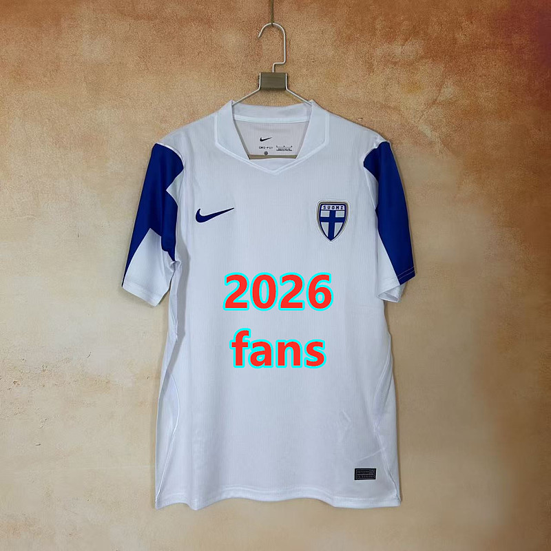 Finland Home Fans Version Jersey S-4XL
