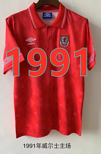 Wales Retro Home Jersey S-2XL