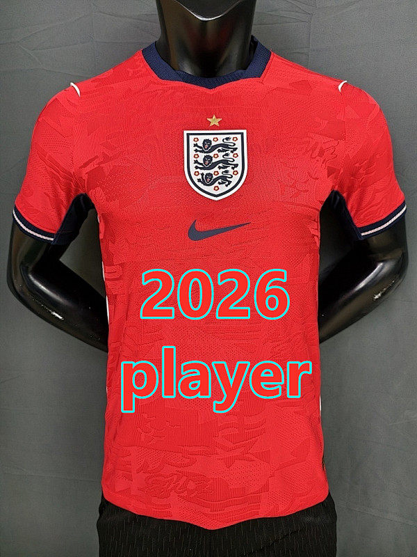 England Away Player Version Jersey S-4XL