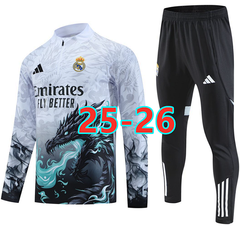 25-26 Real Madrid Special Long Sleeve Tracksuit S-3XL