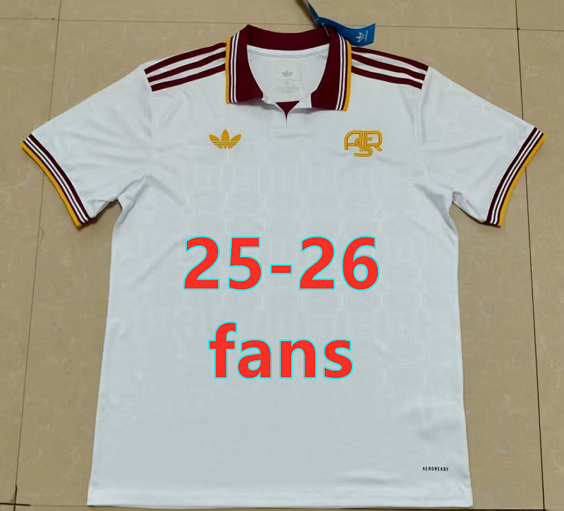 25-26 Roma Third Fans Version Jersey S-4XL