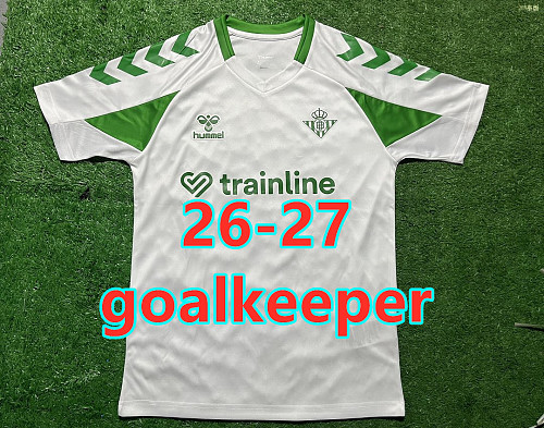 26-27 Real Betis Goalkeeper Fans Version Jersey S-4XL