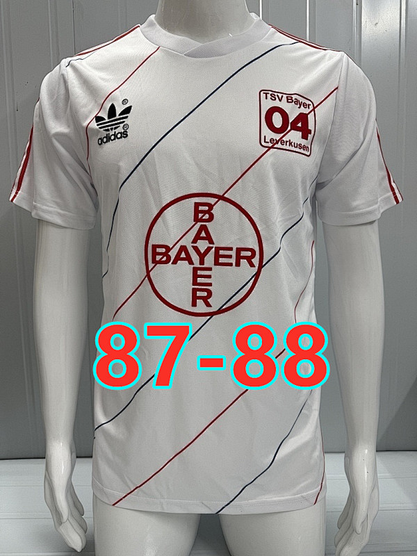 87-88 Leverkusen Away Retro Jersey S-2XL