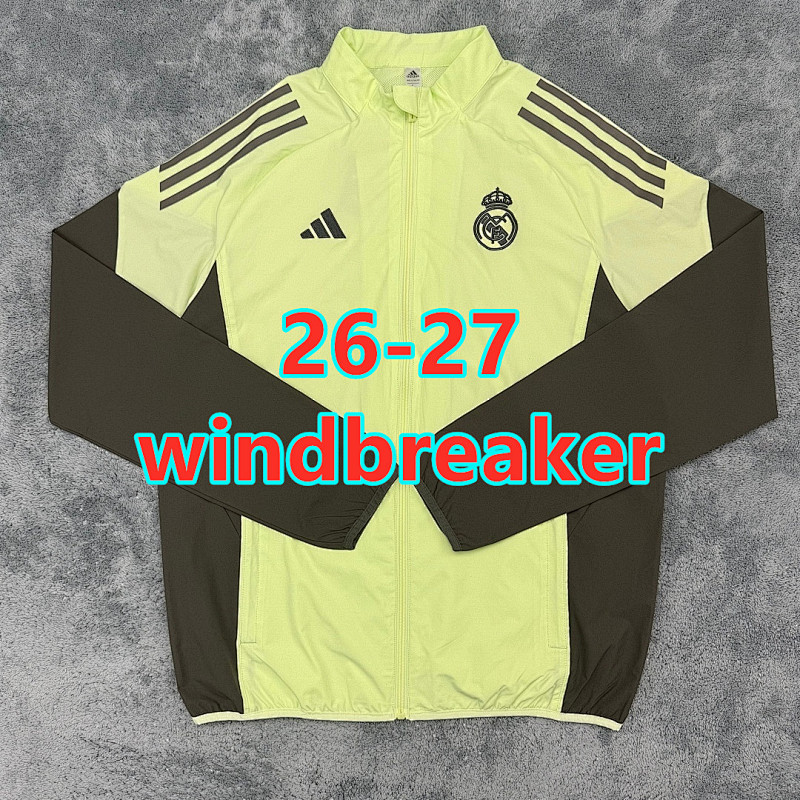 26-27 Real Madrid Windbreaker S-2XL