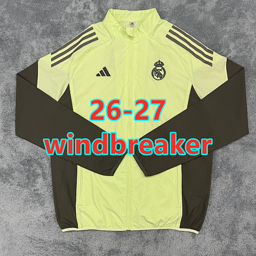 26-27 Real Madrid Windbreaker S-2XL