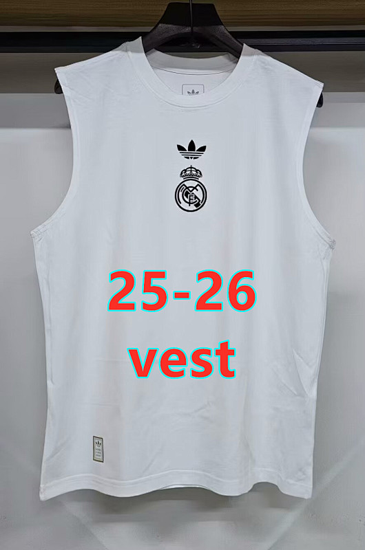 25-26 Real Madrid Vest Jersey S-3XL