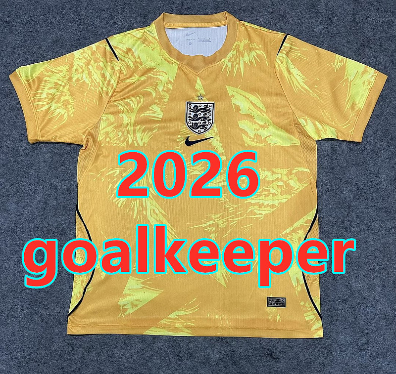 England Goalkeeper Fans Version Jersey S-4XL