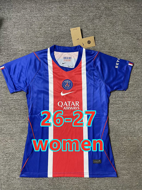 Balenciaga 26-27 Paris Psg Home Women Jersey S-2XL