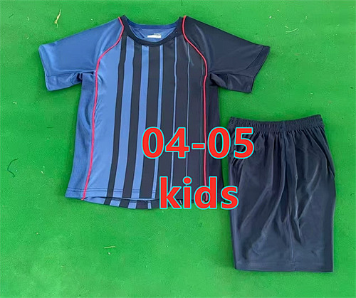 04-05 Barcelona Away Retro Kids Jersey+shorts Kit 16 -28