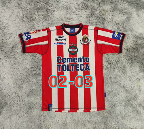 02-03 Chivas Home Retro Jersey S-2XL