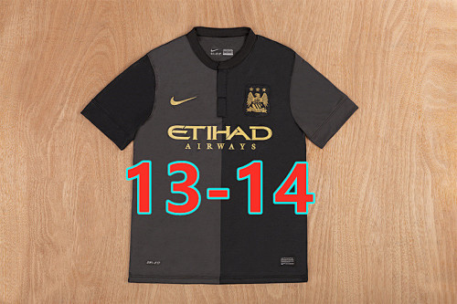 13-14 Manchester City Away Retro Jersey S-2XL