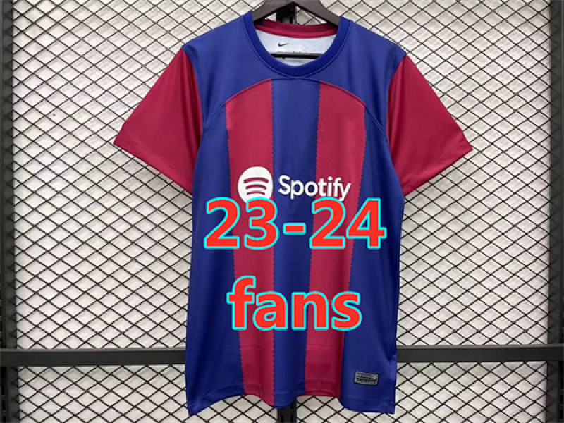 Barcelona Fans Version 23-24 Home Jersey S-2XL