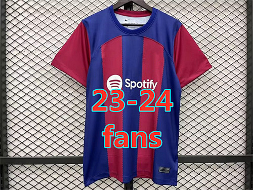 Barcelona Fans Version 23-24 Home Jersey S-2XL
