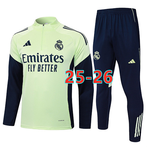 25-26 Real Madrid Long Sleeve Tracksuit S-2XL