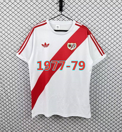 Rayo Vallecano Home Retro Fans Version Jersey S-2XL