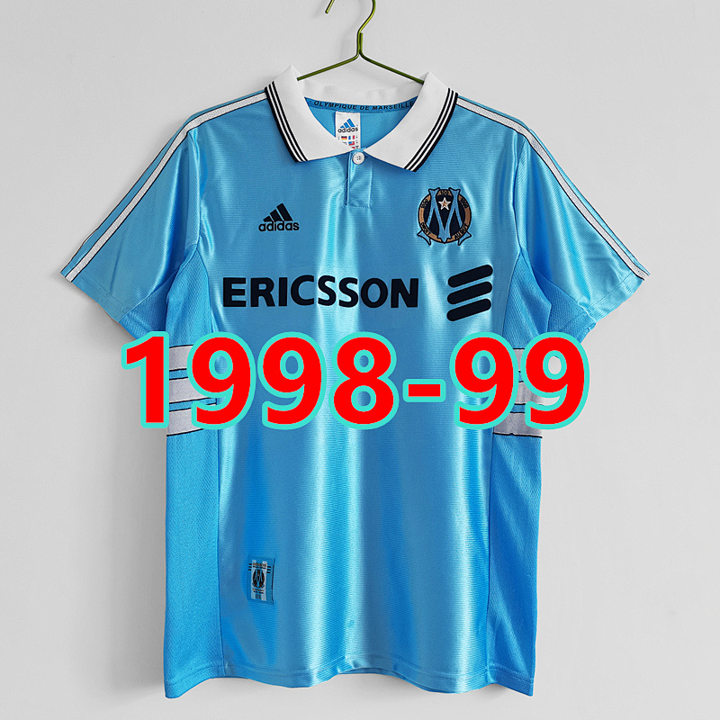 Marseille Retro TopThai Quality Away Jersey S-2XL