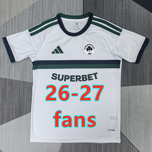 26-27 Panathinaikos Away Fans Jersey S-4XL