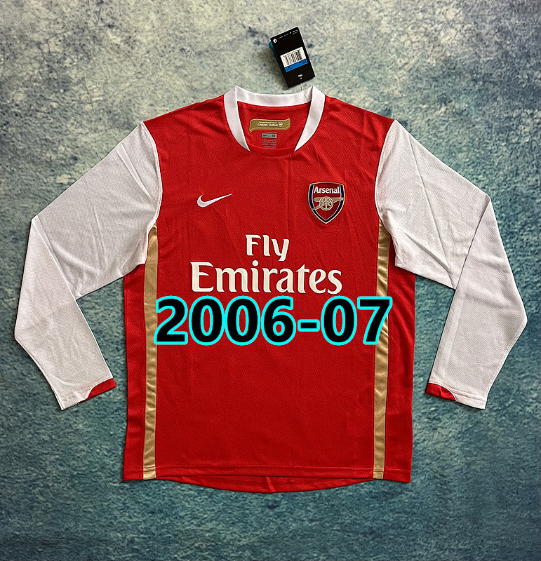 Arsenal Home Retro Long Sleeve Jersey S-2XL