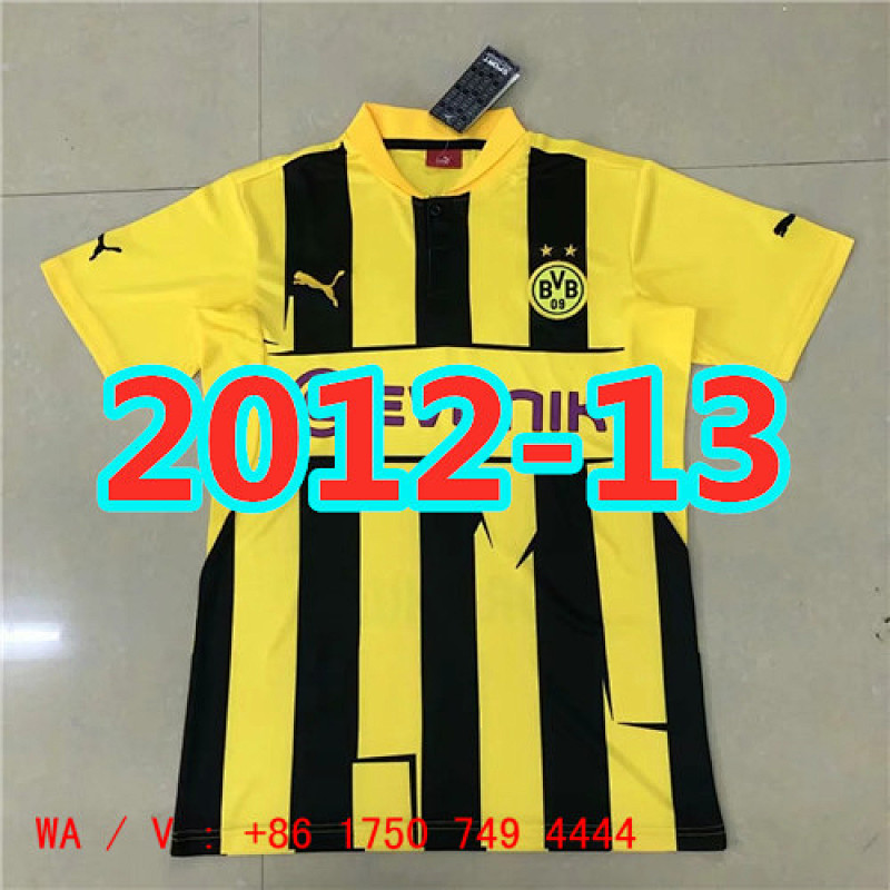Dortmund Retro TopThai Quality Home Jersey S-2XL