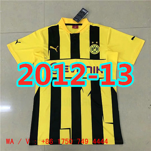 Dortmund Retro TopThai Quality Home Jersey S-2XL