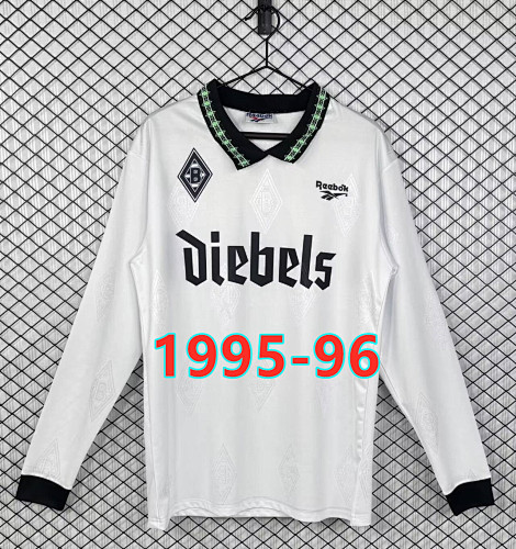 Monchengladbach Home Retro Long Sleeve Jersey S-2XL
