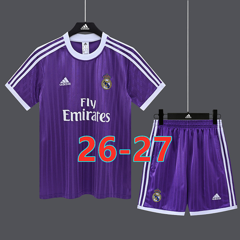 26-27 Real Madrid Short Sleeve Tracksuit S-2XL