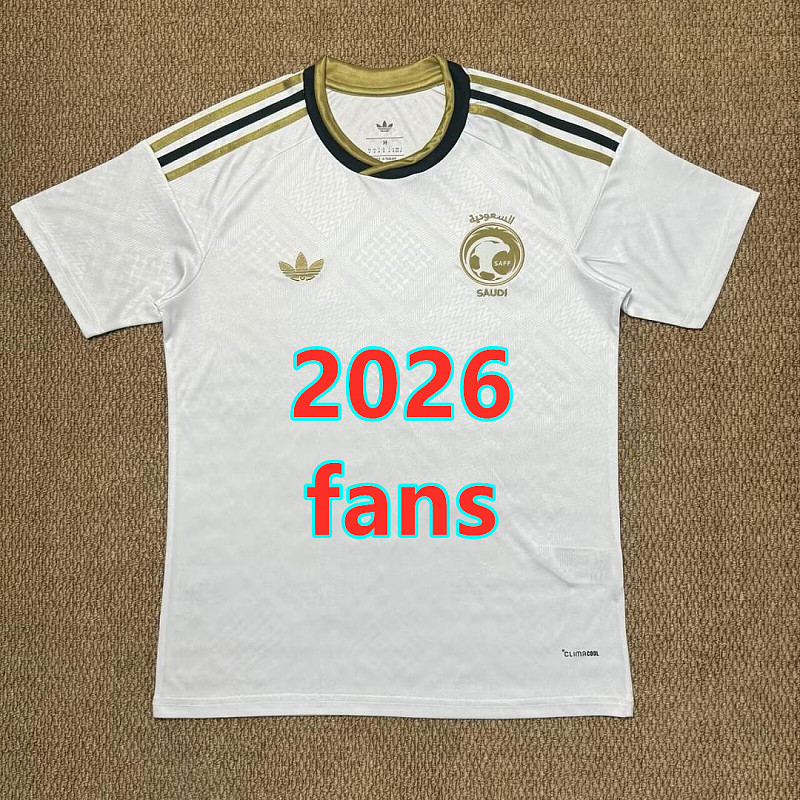 Saudi Arabia Away Fans Version Jersey S-4XL