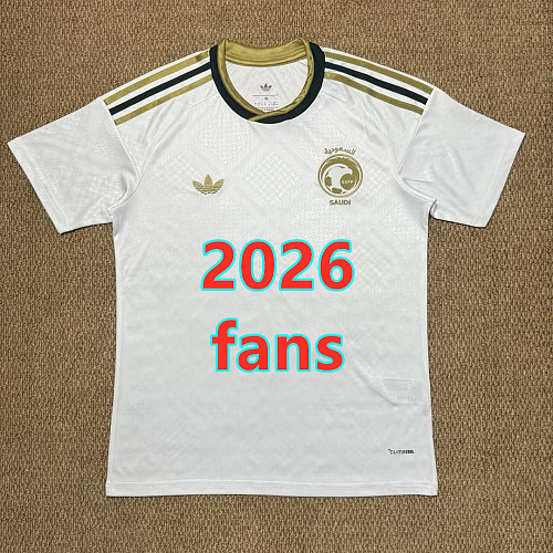 Saudi Arabia Away Fans Version Jersey S-4XL