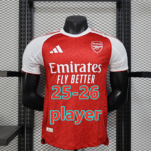 25-26 Arsenal Home Player Version Jersey S-4XL