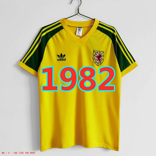 Wales TopThai Quality Retro Away Jersey S-2XL