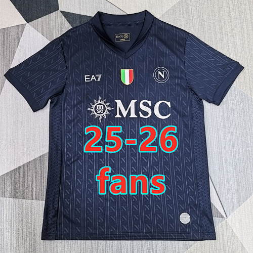 25-26 Napoli Third Fans Ucl Version Jersey S-4XL