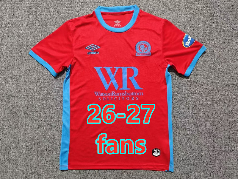 26-27 Blackburn Rovers Away Fans Version Jersey S-4XL