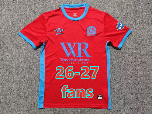 26-27 Blackburn Rovers Away Fans Version Jersey S-4XL