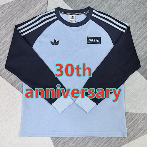 25-26 Oasis 30th Anniversary Fans Long Sleeve Jersey S-2XL 30