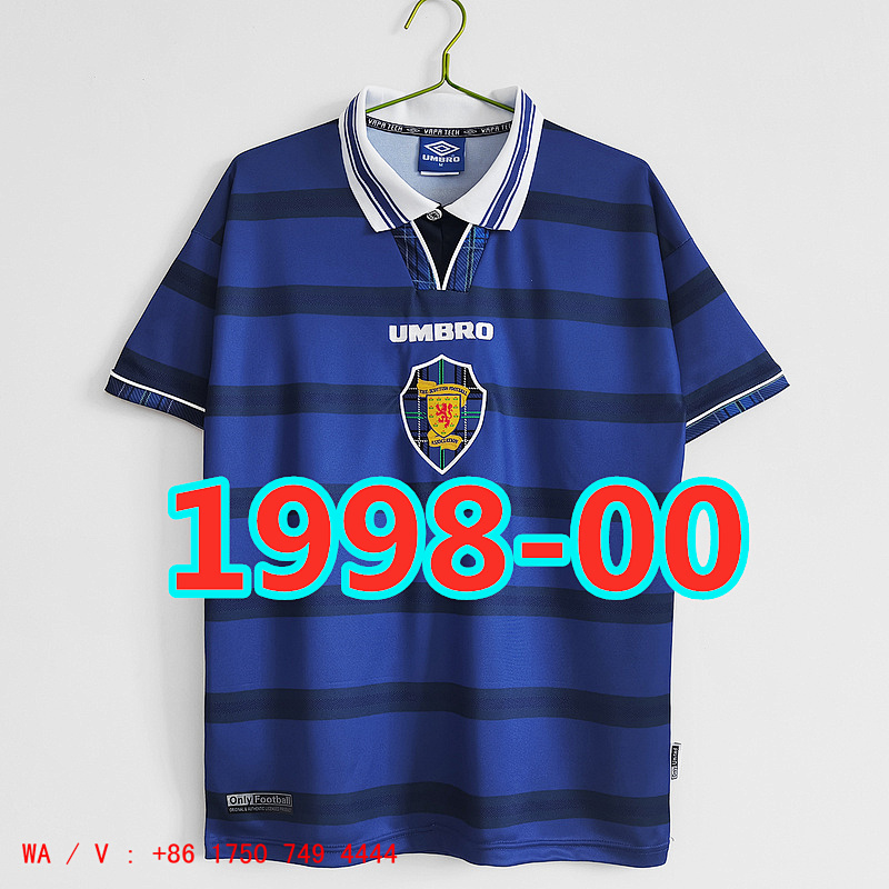 Scotland Retro TopThai Quality Home Jersey S-2XL