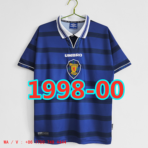 Scotland Retro TopThai Quality Home Jersey S-2XL