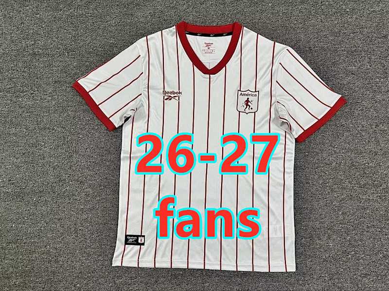 26-27 America De Cali Away Fans Version Jersey S-4XL