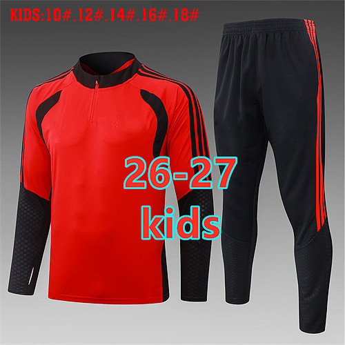26-27 Manchester United Kids Long Sleeve Tracksuit 10 -18