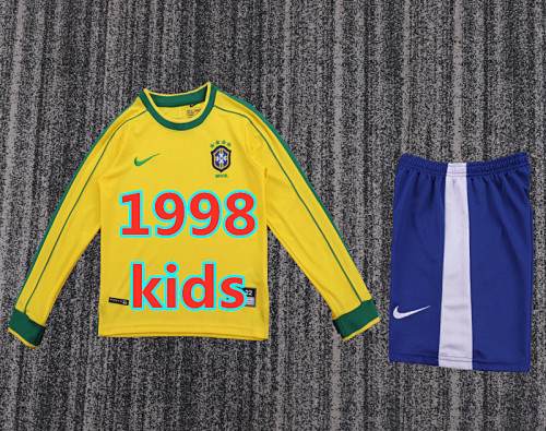 Brazil Home Retro Kids Long+shorts 16 -28